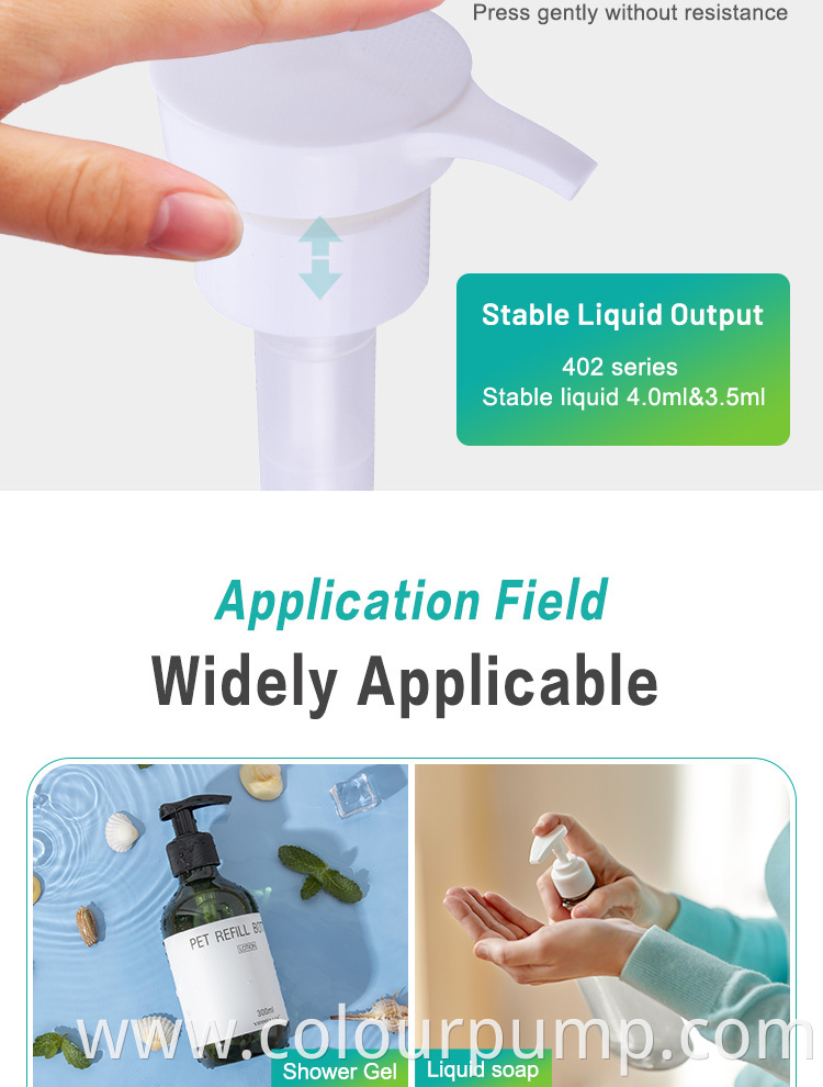 Plastic Pump Liquid Soap Dispenser Hand Pump Water